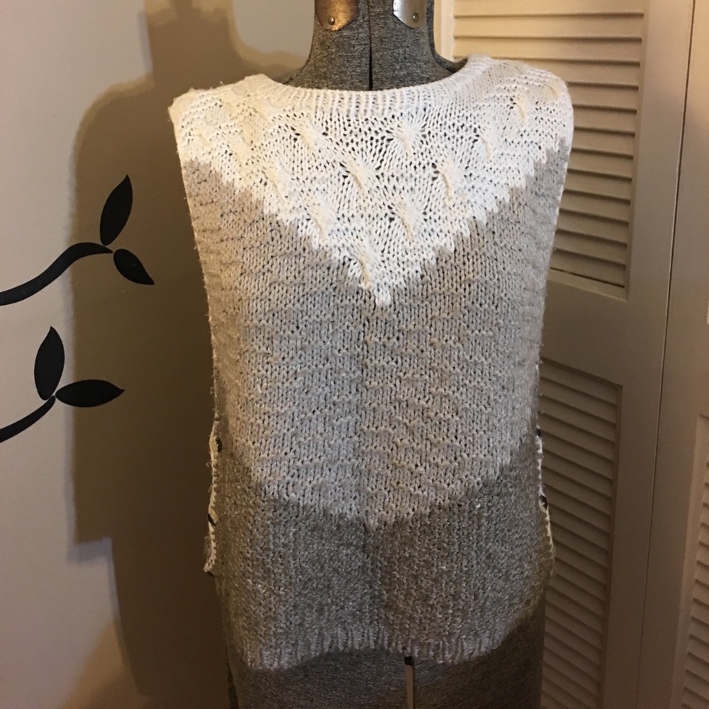 Knitted By Hand/ Currants by Jeri-Jo sweater tank